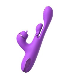 Rabbitvibrator „IntiMotion Pulse Pro“ inklusive 3 Klitoris-Aufsätze