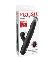 Rabbitvibrator „Sonix Silicone Thruster“ mit Stoßfunktion