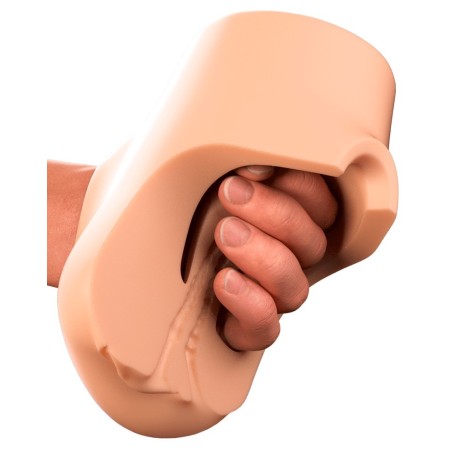 Masturbator „Double Pounder Vibrating" mit Vagina- und Anusöffnung