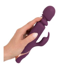 Stoßvibrator mit Klitorisstimulator