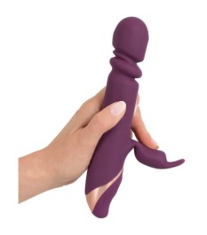 Stoßvibrator mit Klitorisstimulator