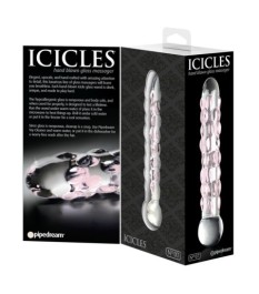 Glasdildo „No. 7“, 17,8 cm, mit Stimulationsnoppen