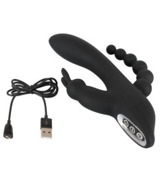 Rabbitvibrator „Triple G-Spot Vibrator“ mit Anus-Stimulator