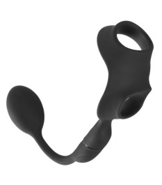 Penis-/Hodenring „Cock Ring with RC Butt Plug“ mit Vibro-Analplug