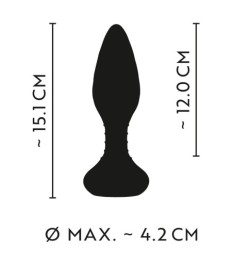 Vibro-Analplug „Remote Controlled Butt Plug“ rotiert und vibriert in 1