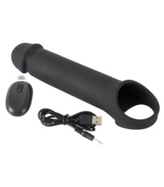 Penishülle „RC Penis Extension“ mit 10 Vibrationsmodi per kabelloser F