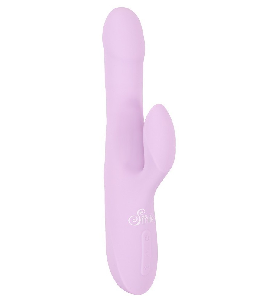 Rabbitvibrator „Thrusting Pearl“ mit Stoßfunktion und Perlen-Rotation