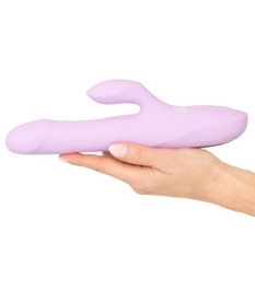 Rabbitvibrator „Thrusting Pearl“ mit Stoßfunktion und Perlen-Rotation