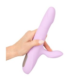 Rabbitvibrator „Thrusting Pearl“ mit Stoßfunktion und Perlen-Rotation