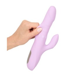 Rabbitvibrator „Thrusting Pearl“ mit Stoßfunktion und Perlen-Rotation