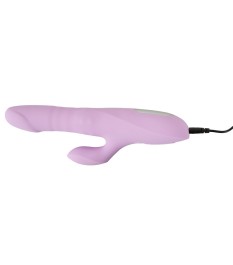 Rabbitvibrator „Thrusting Pearl“ mit Stoßfunktion und Perlen-Rotation