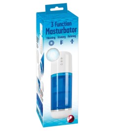 Masturbator "3 Function" mit Rotation, Stoßfunktion und Vibration