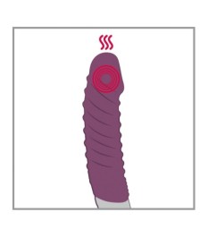 Vibrator „Warming Soft“ mit Wärmefunktion, 12 Vibrationsmodi