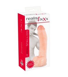 Naturdildo „Real Stallion” mit Saugfuß