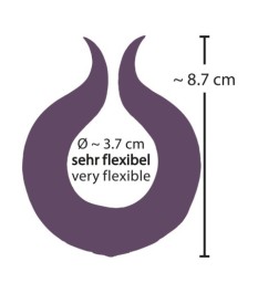 Paarvibrator „Two Motors couple’s ring“, 2 Motoren, extra starke Vibra