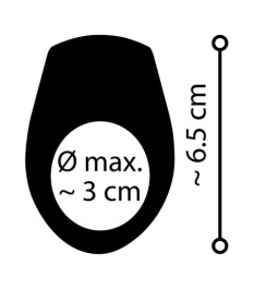 Vibro-Penisring „Luxurious Vibro Cock Ring“, 10 Vibrationsmodi, wasser