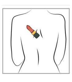 Minivibrator „Luxurious Lipstick Vibrator“, 10 Vibrationsmodi, wiedera