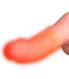 Stoßvibrator „6,5“ Thrusting Cock with Balls“, mit Wärmefunktion, 7 Vi