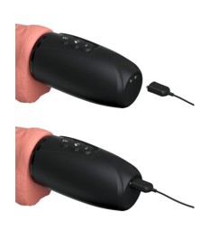 Stoßvibrator „6,5“ Thrusting Cock with Balls“, mit Wärmefunktion, 7 Vi