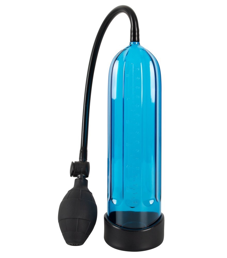 Penispumpe „Cool“ mit Messskala und Pumpball