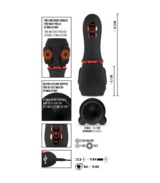 Eichelvibrator „Glans Masturbator with 2 Motors“, 10 Vibrationsmodi