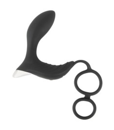 „RC Prostata Vibrator mit Penis- und Hodenring“