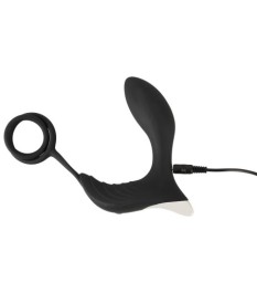 „RC Prostata Vibrator mit Penis- und Hodenring“