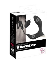 „RC Prostata Vibrator mit Penis- und Hodenring“
