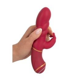 Rabbitvibrator „O Lovers Rabbit“, 19 cm, mit 2 Motoren