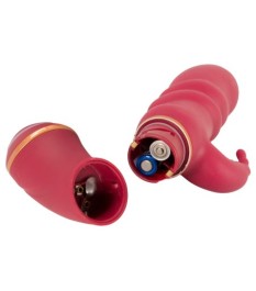 Rabbitvibrator „O Lovers Rabbit“, 19 cm, mit 2 Motoren