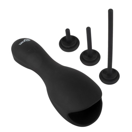 Eichelvibrator "Glans Masturbator with 3 attachable Dilators" mit 3 Dilatoren