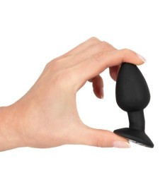 Vibro-Analplug „RC Diamond Plug“, 10 Vibrationsmodi per Fernbedienung