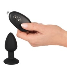 Vibro-Analplug „RC Diamond Plug“, 10 Vibrationsmodi per Fernbedienung
