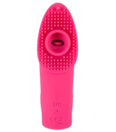 „Licking and Pulsating Finger Stimulator“ mit Action-Zunge und sanft p