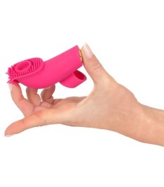 „Licking and Pulsating Finger Stimulator“ mit Action-Zunge und sanft p