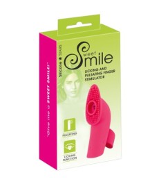 „Licking and Pulsating Finger Stimulator“ mit Action-Zunge und sanft p