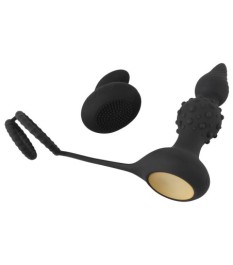 „Super Soft Masturbator & Vibration“ mit Hodenring plus Vibrobullet zum Einsetzen