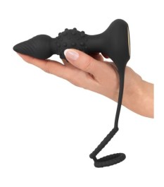 Penis-/Hodenring „RC Butt Plug with Cock & Ball Rings“ mit Vibro-Analp