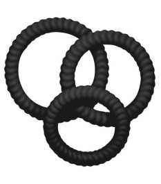 3-teiliges Penisringset „Lust hoch 3“