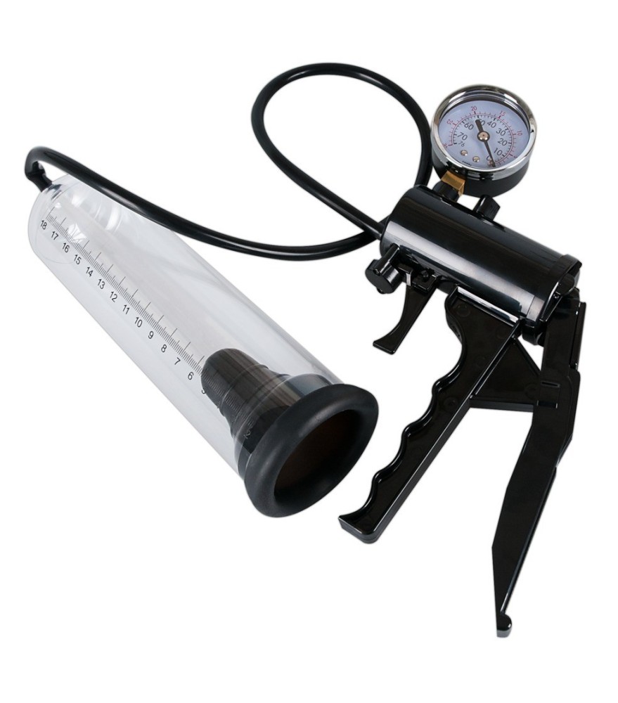 Penispumpe „Cool“ mit Messskala und Pumpball