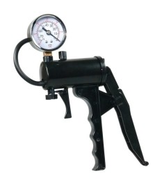 Penispumpe „Stiff and Strong“ mit Messskala