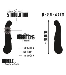 Vibrator „G-Spot“, 10 Vibrationsmodi, wiederaufladbar