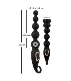 Analvibrator „Anal Beads with Vibration“ mit flexibler Kugelspitze