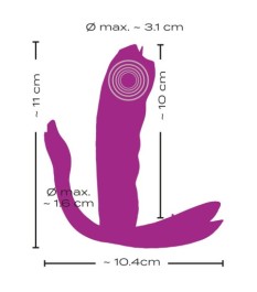 Vibrator „RC Licking Panty Vibe“ mit Fernbedienung