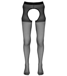 Catsuit mit Spitzenkragen