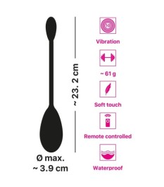 Vibro-Ei „RC Love Ball“ mit Fernbedienung, 61 g