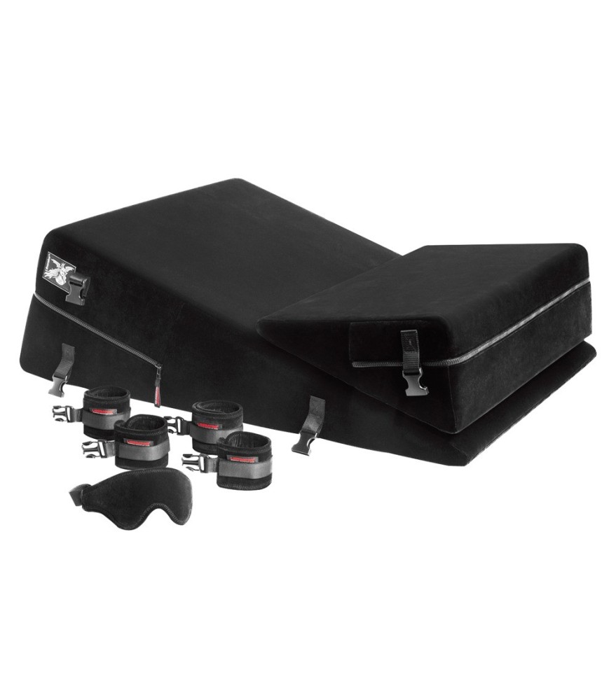 Liebeskissen „Wedge/Ramp Combo“ plus 4 Fesseln 1 Augenmaske