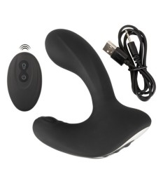 Analplug „RC Butt Plug with 3 functions“ zum Aufpumpen, 10 Vibrations-