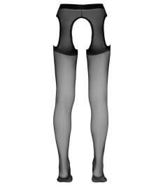 Catsuit mit Spitzenkragen