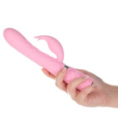 Rabbitvibrator „Lively“ mit stufenloser Vibration und Rotation, Swarov